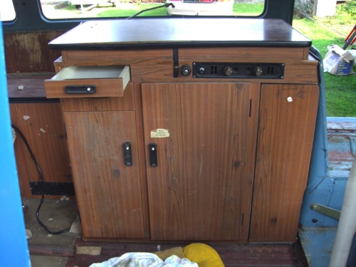 Westfalia Möbelstück – Griff und Beschlag als Muster für den Nachbau