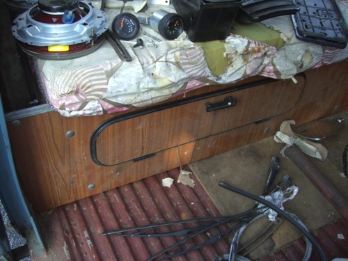 Westfalia Küchenblock – Original Muster für den Möbelnachbau im VW T2 Camper